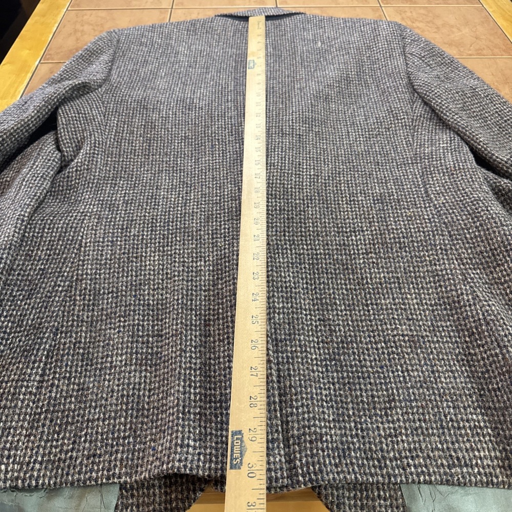 Vintage Harris Tweed Blazer Jacket Mens Sz 42R Multi Color Wool Sport Coat USA - Picture 11 of 13